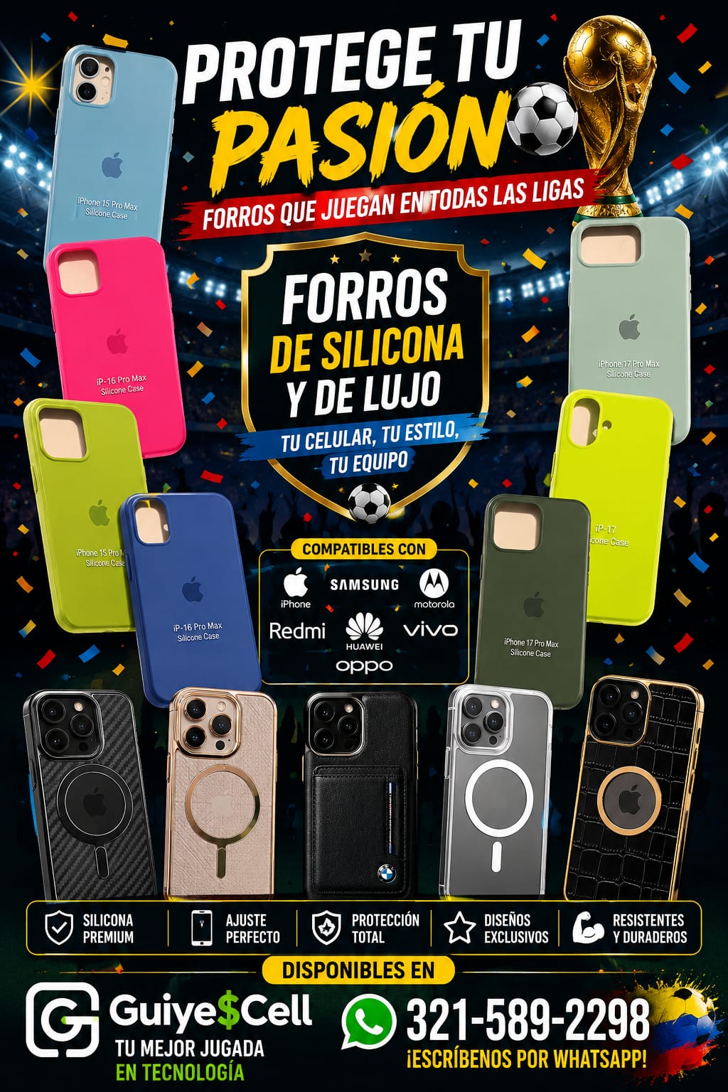 FORROS DE LUJO Y SILICONA